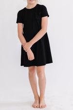 Black T-Shirt Dress - Image 2