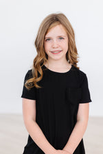 Black T-Shirt Dress - Image 3