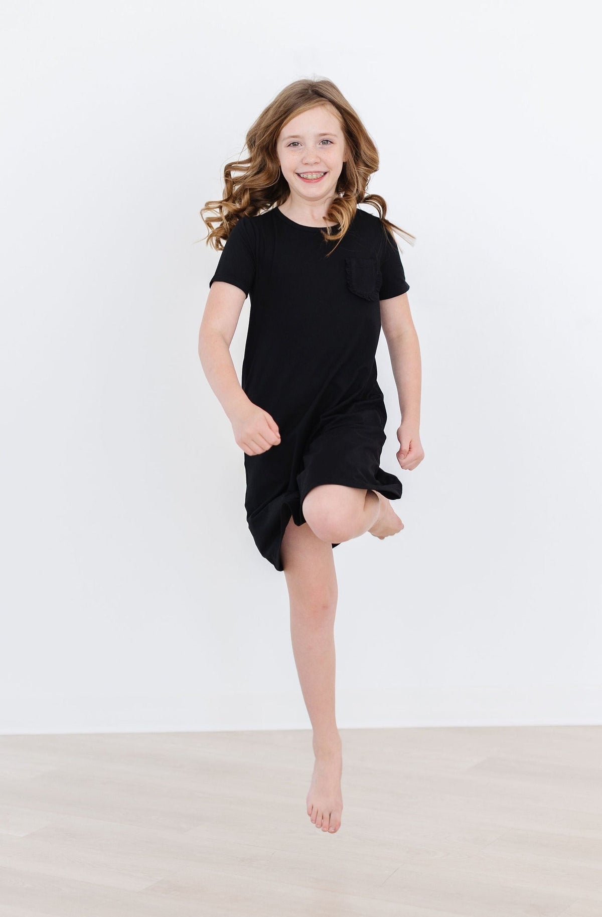 Black T-Shirt Dress - Image 4