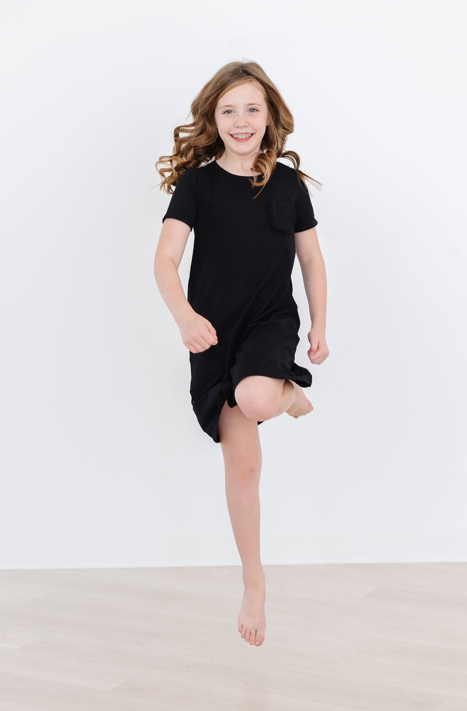 Black T-Shirt Dress - Image 4