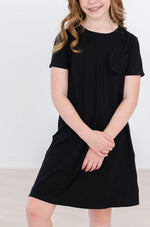 Black T-Shirt Dress - Image 5