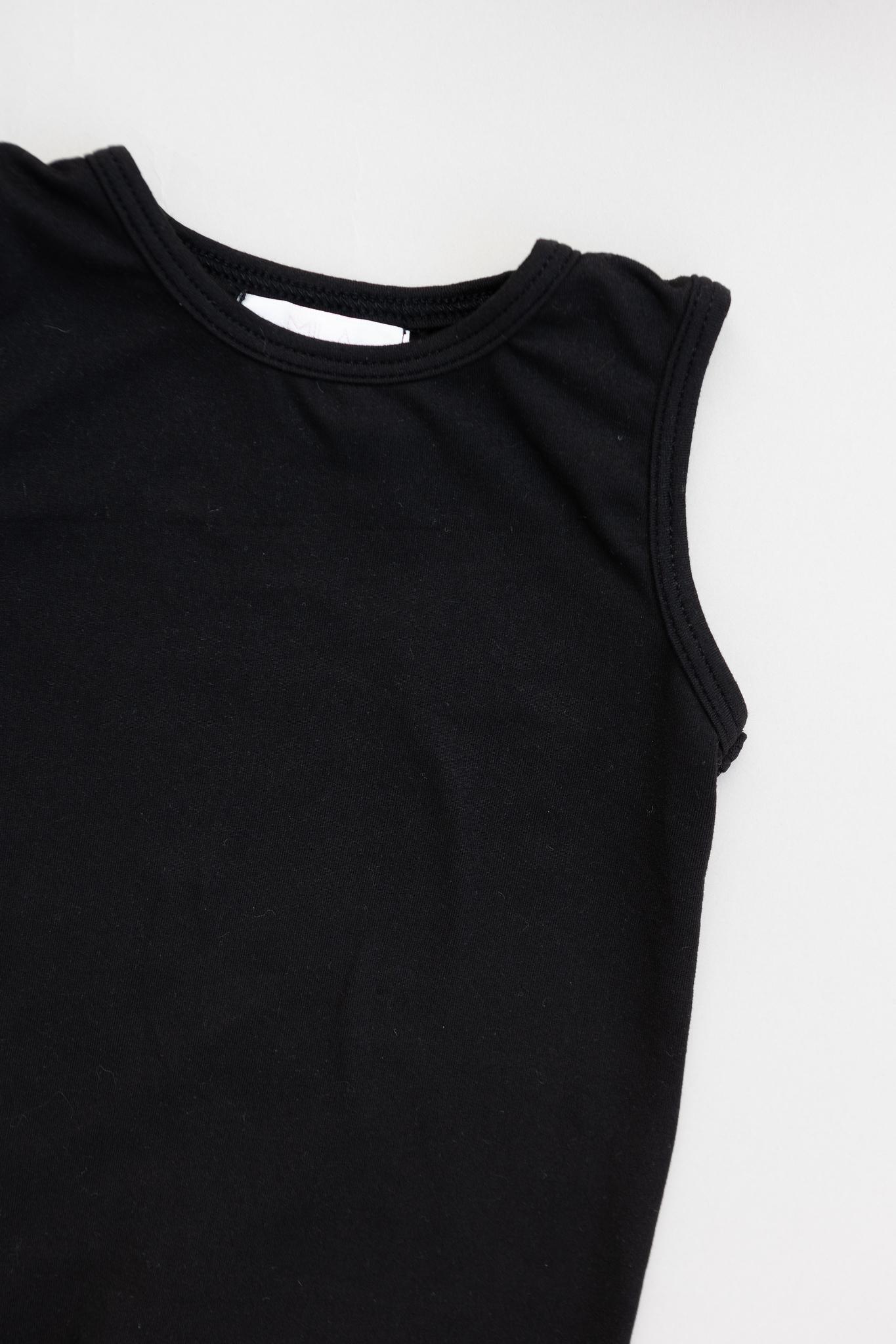 Black Tank One-Piece Jogger - Image 4