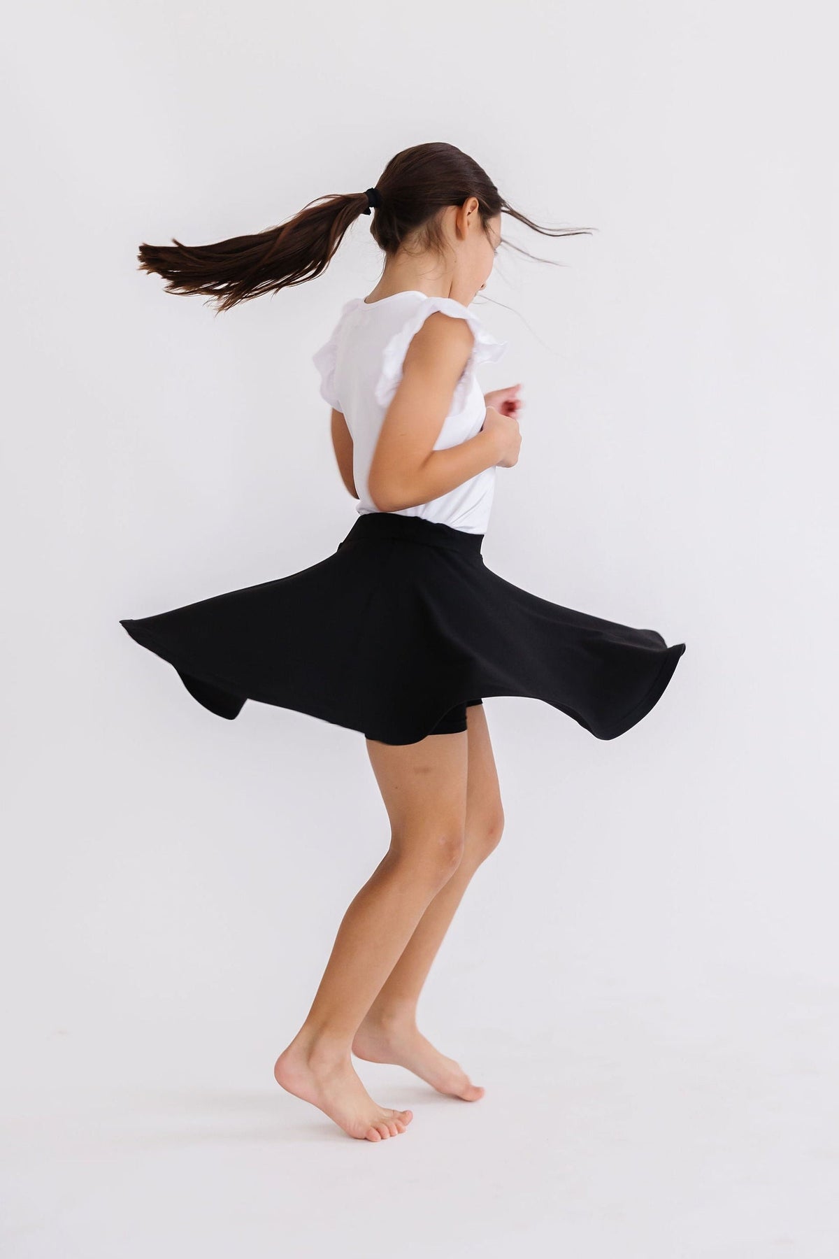 Black Twirl Skort - Image 7