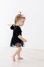 Black Velvet Tutu Bodysuit - Image 2
