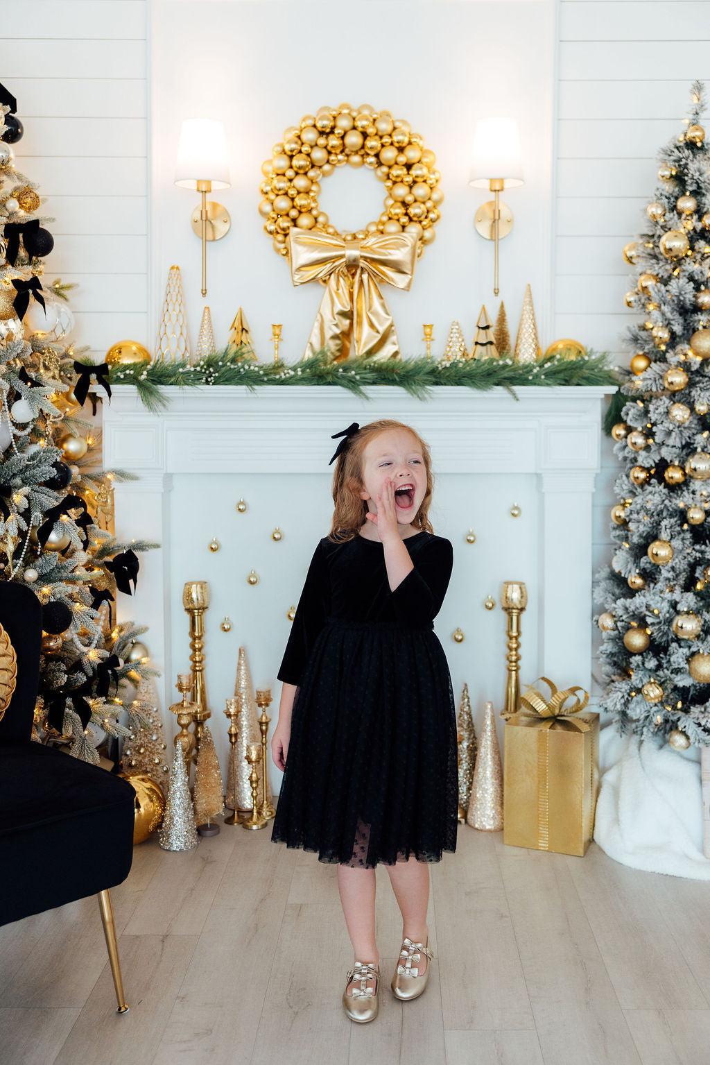 Black Velvet Tutu Dress - Image 4