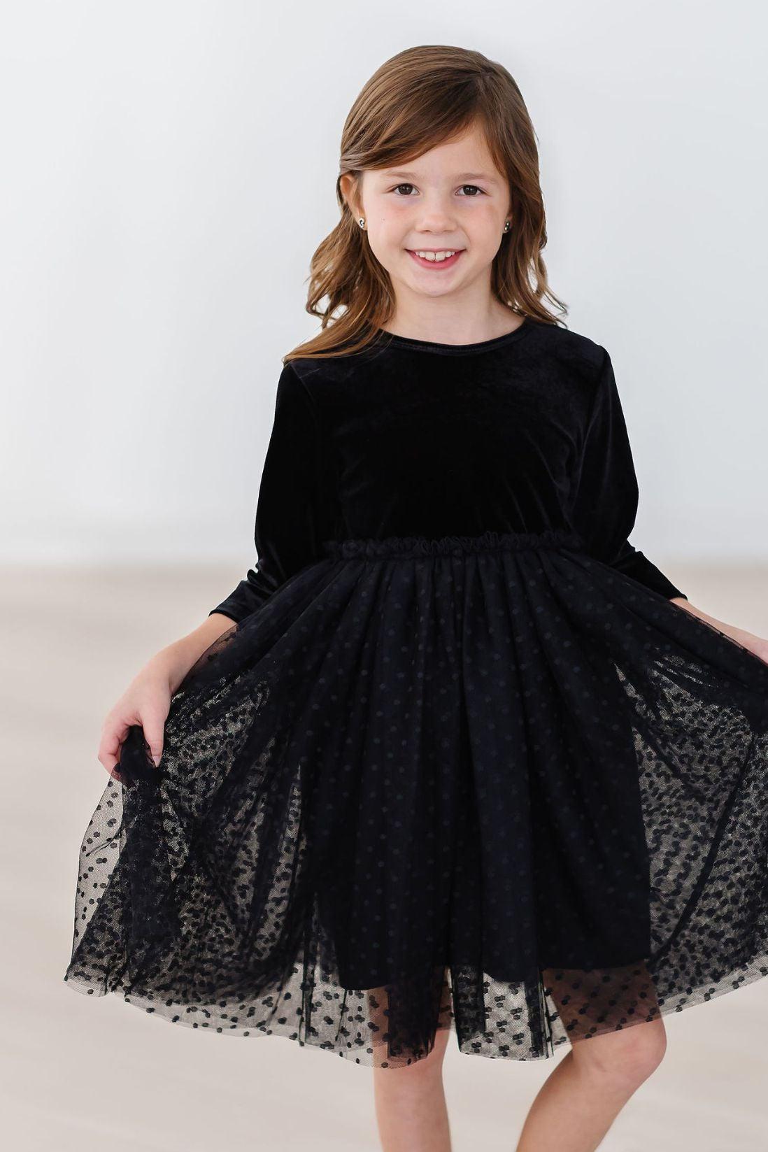 Black Velvet Tutu Dress - Image 6
