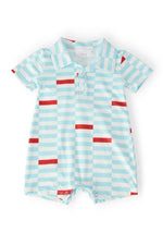 Block Party Polo Shorty One-Piece