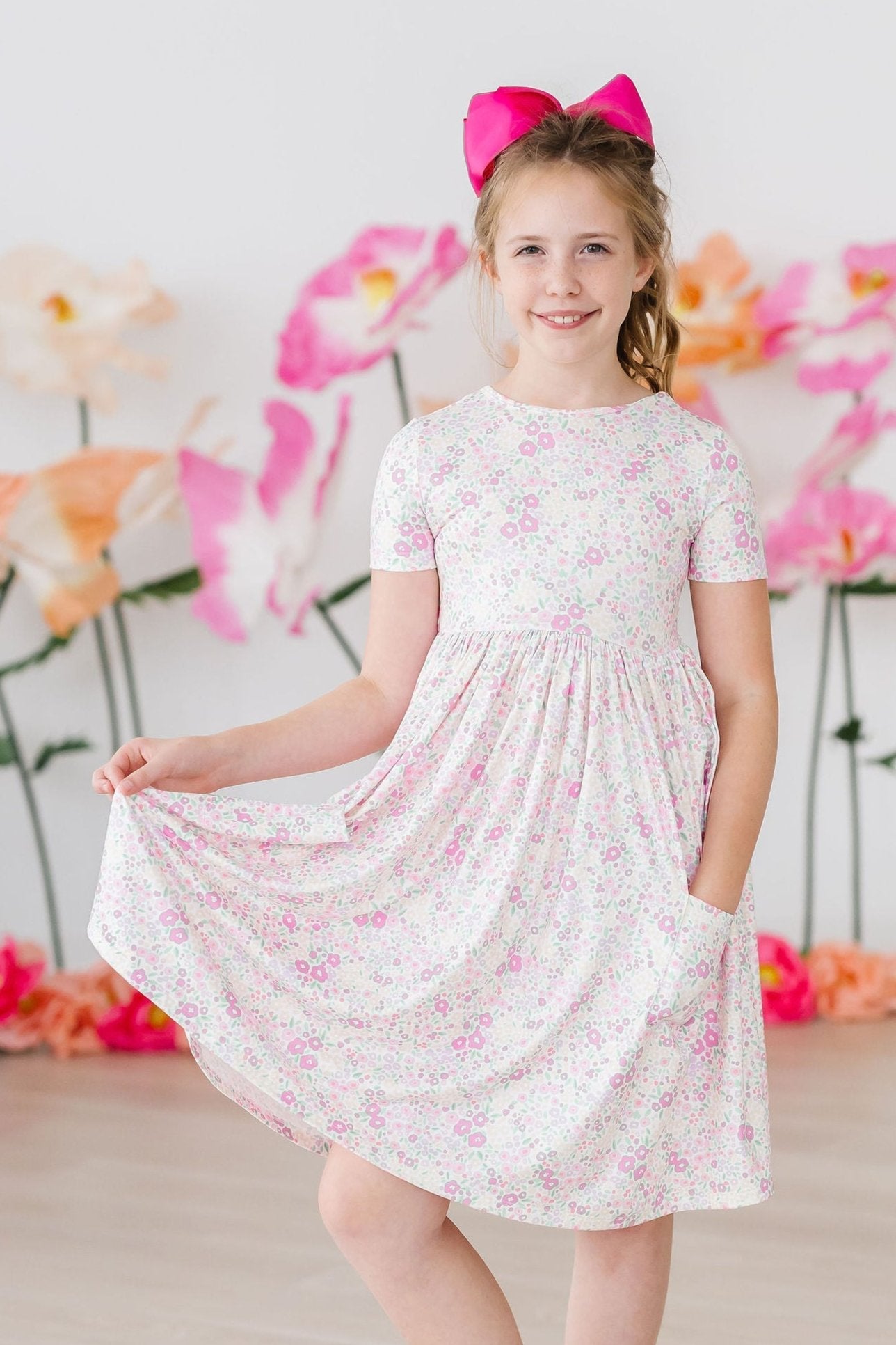 Blooming Beauty S/S Pocket Twirl Dress - Image 7