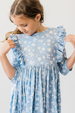 Bluebell 3/4 Sleeve Ruffle Twirl Dress - Image 6