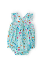 Bluebell Breeze Ruffle Cross Back Romper - Image 2