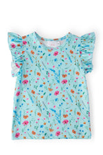 Bluebell Breeze S/S Ruffle Tee