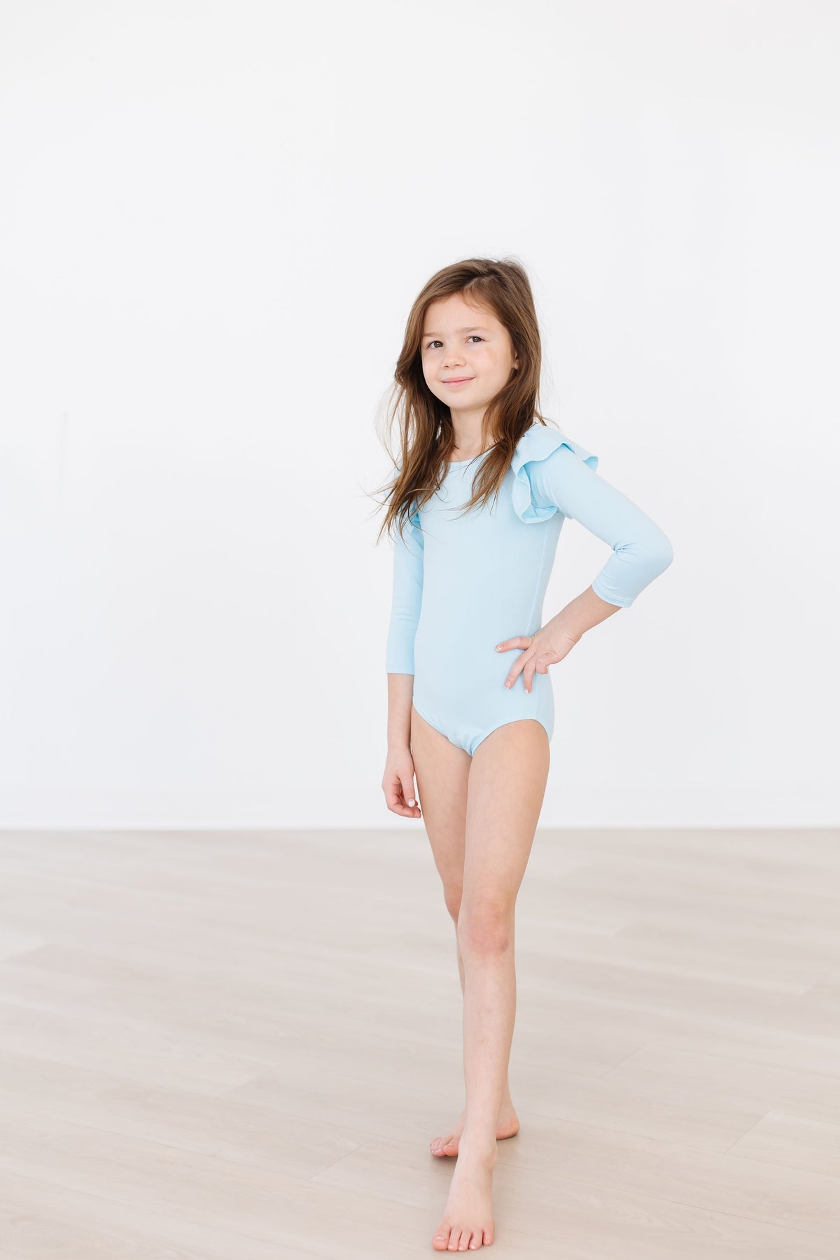 Bluebird L/S Flutter Sleeve Leotard - Image 4