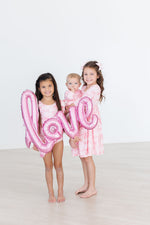 Blushing Bows 3/4 Sleeve Pocket Twirl Dress - Image 10