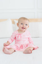 Blushing Bows 3/4 Sleeve Twirl Bodysuit - Image 5