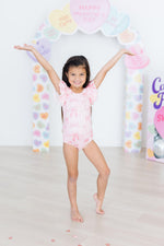 Blushing Bows S/S Flutter Sleeve Leotard - Image 2