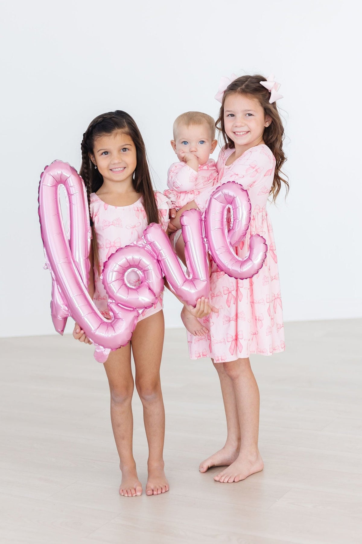 Blushing Bows S/S Flutter Sleeve Leotard - Image 4