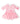 Blushing Bows 3/4 Sleeve Twirl Bodysuit
