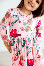 Boots & Bling L/S Pocket Twirl Dress - Image 3