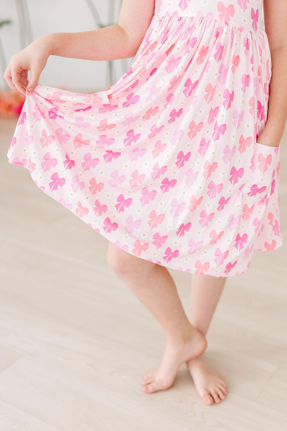 Bow Beauty S/S Pocket Twirl Dress - Image 6