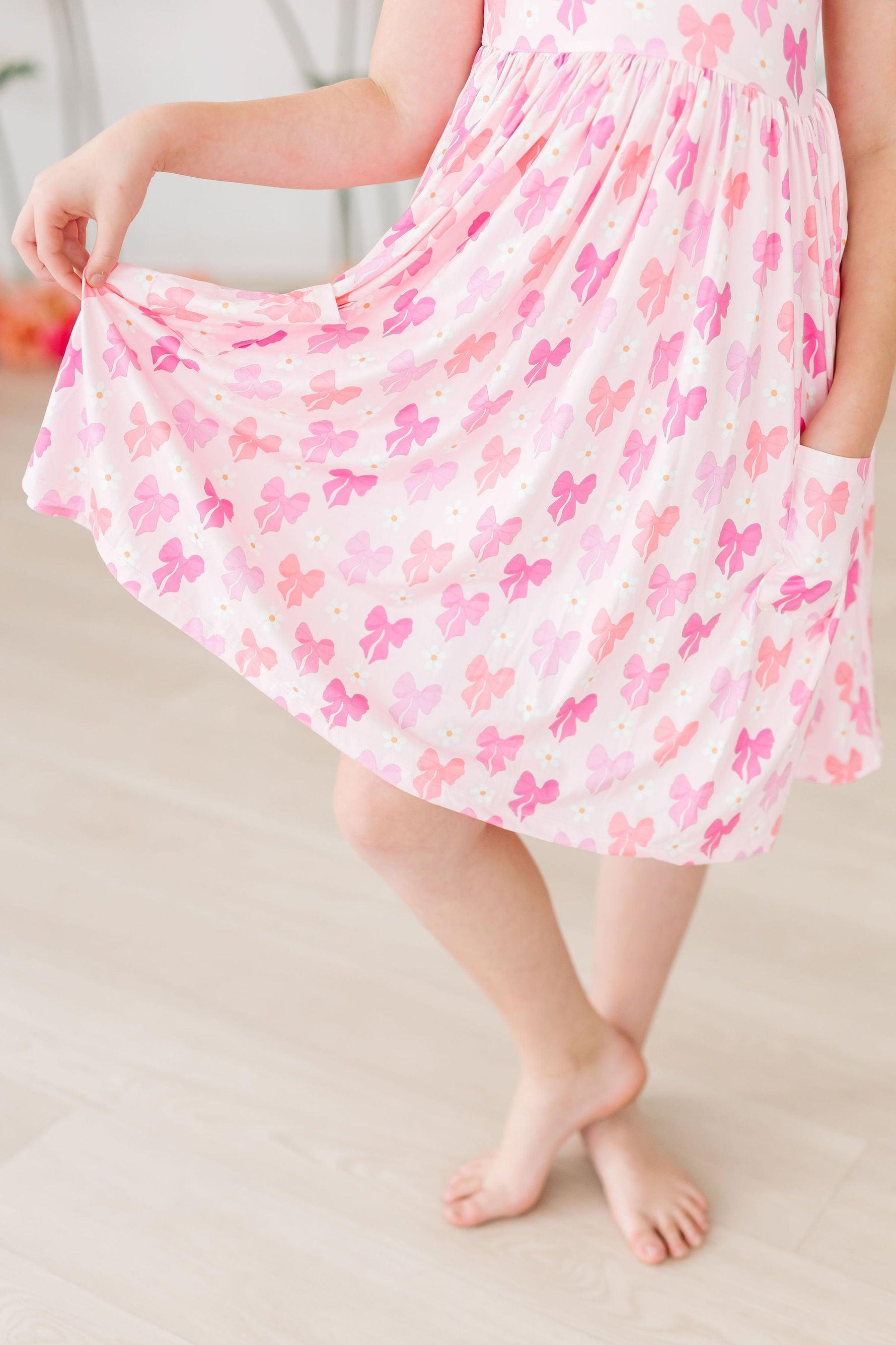 Bow Beauty S/S Pocket Twirl Dress - Image 6
