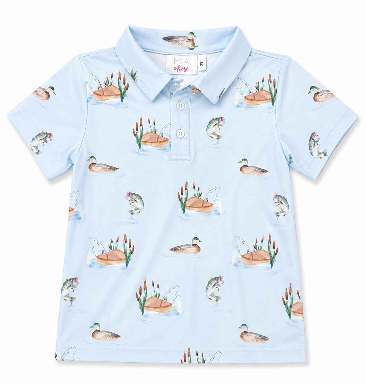 Boys Lake Day S/S Polo