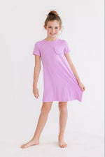 Bright Lilac T-Shirt Dress - Image 4