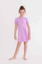 Bright Lilac T-Shirt Dress - Image 5