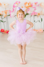Bright Lilac Tank Tutu Leotard - Image 3