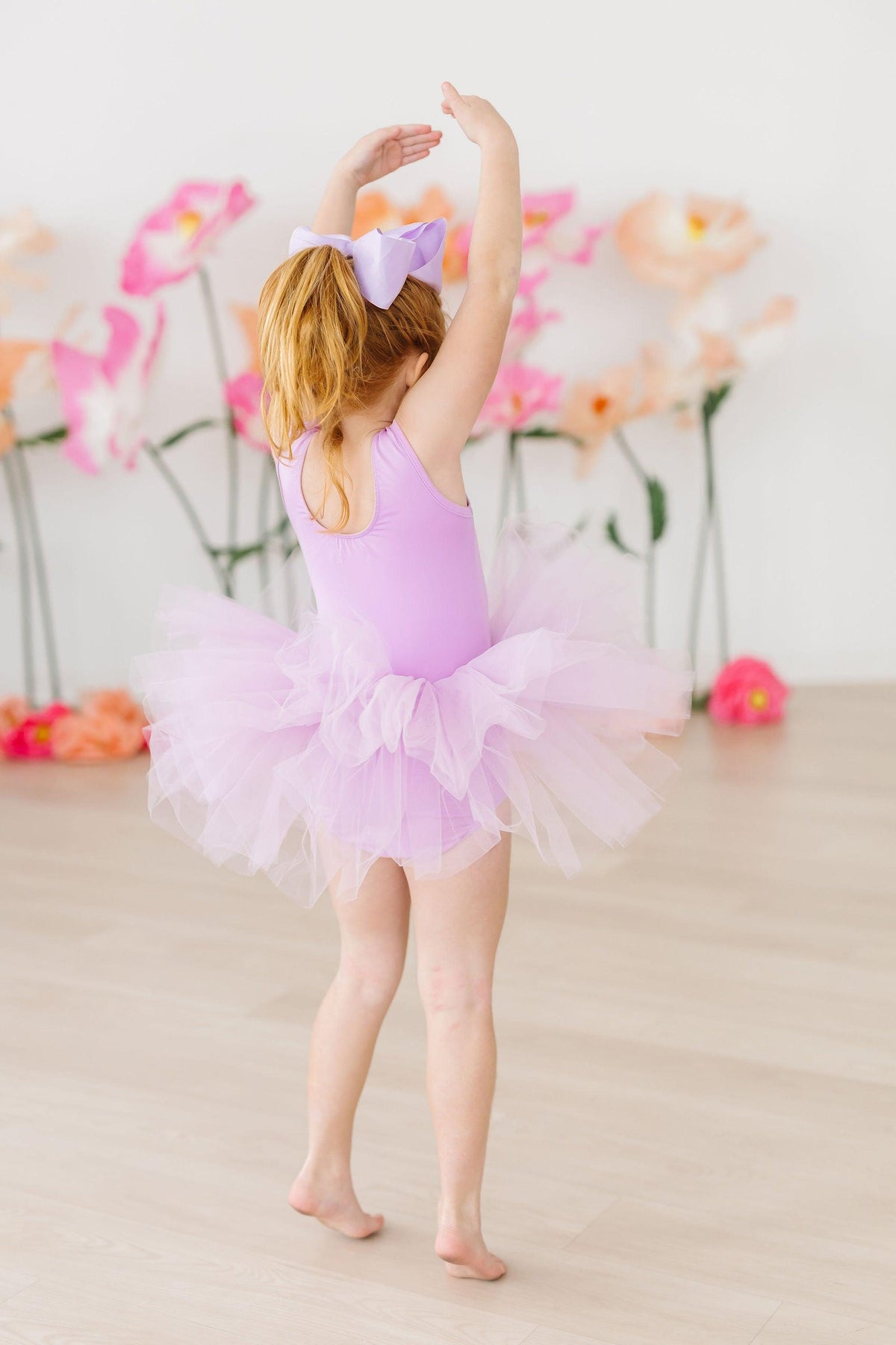 Bright Lilac Tank Tutu Leotard - Image 4