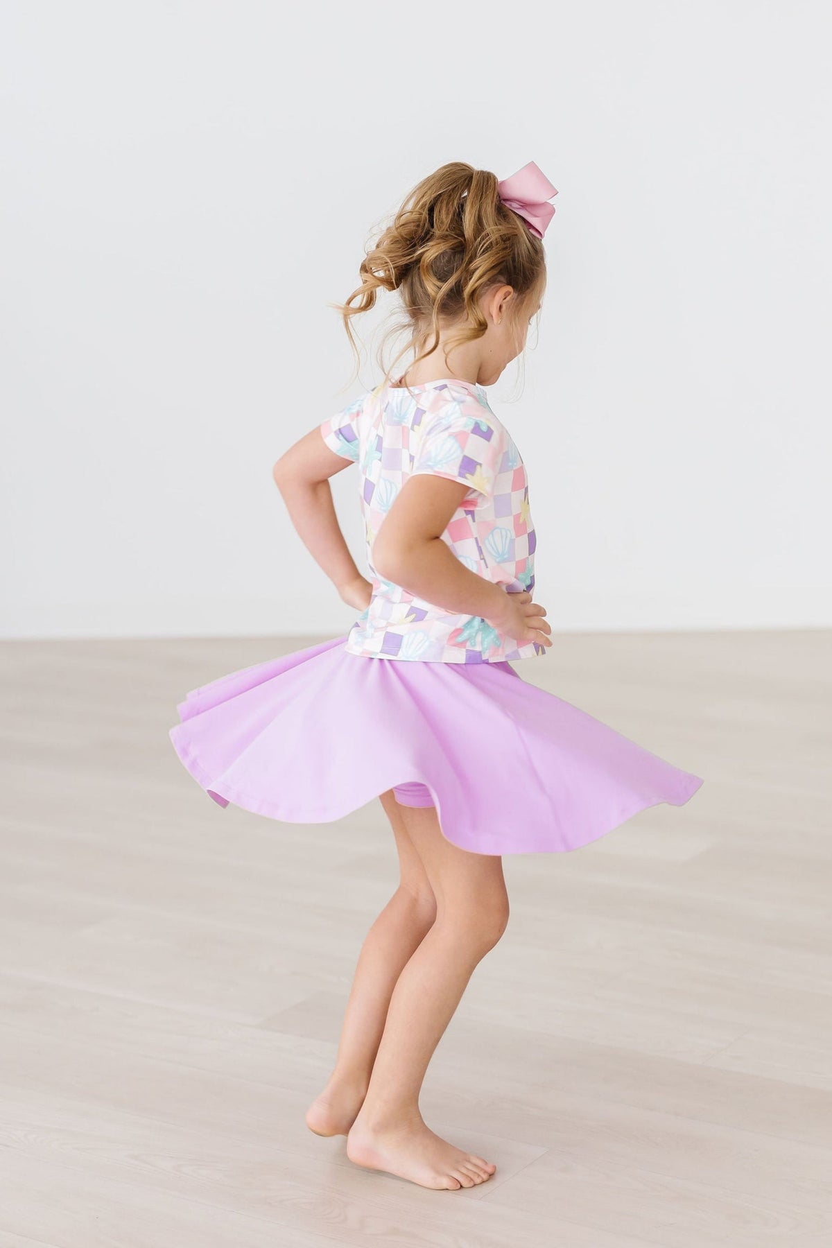 Bright Lilac Twirl Skort - Image 3