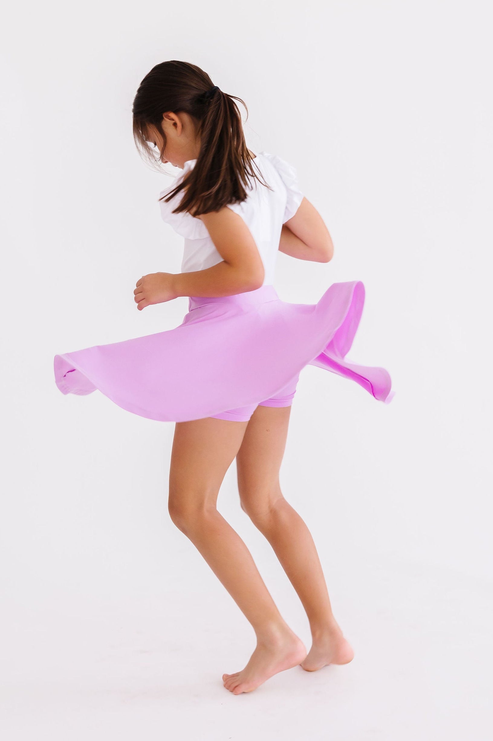 Bright Lilac Twirl Skort - Image 4