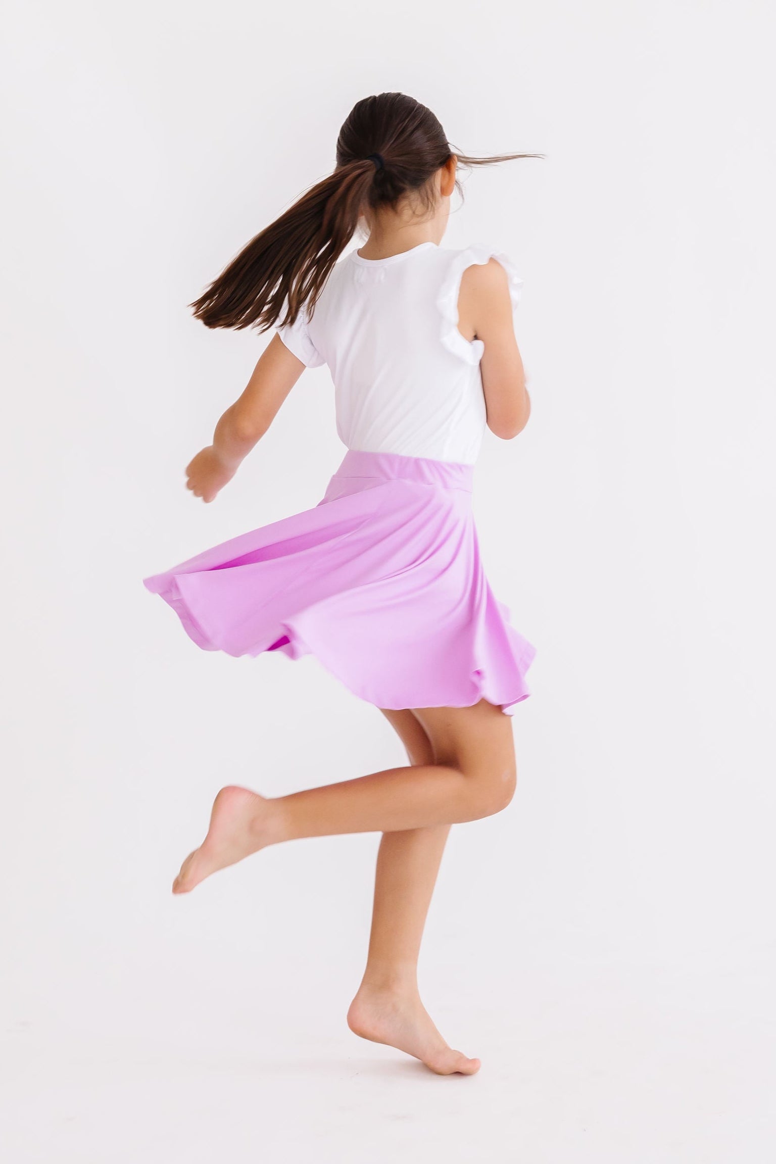 Bright Lilac Twirl Skort - Image 5
