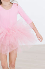 Bubblegum Pink 3/4 Tutu Leotard - Image 3
