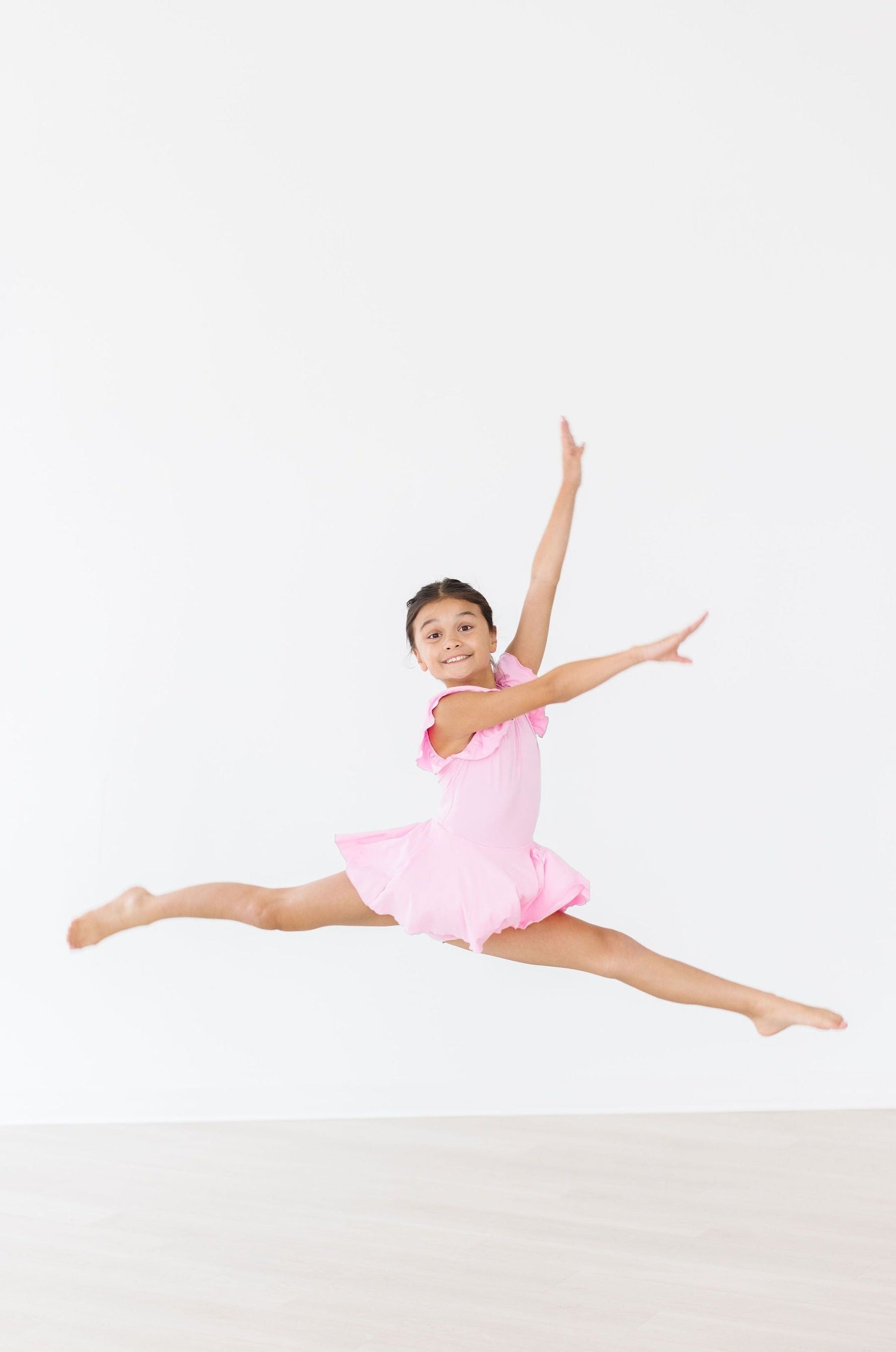Bubblegum Pink S/S Twirl Leotard - Image 3
