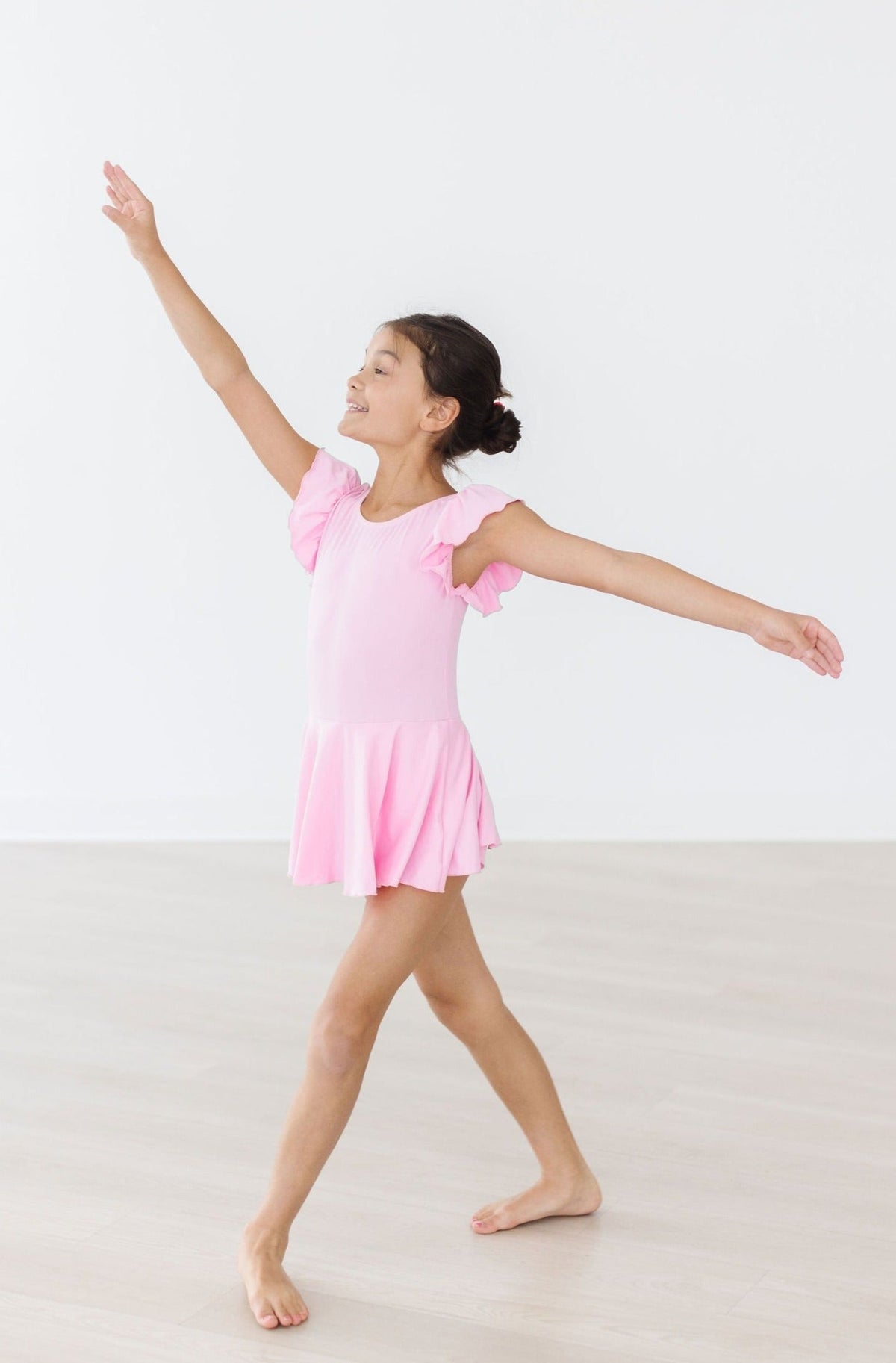 Bubblegum Pink S/S Twirl Leotard - Image 5
