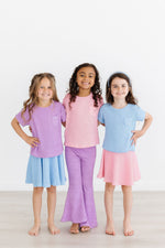 Bubblegum Pink Scrunchy Pocket Tee - Image 2