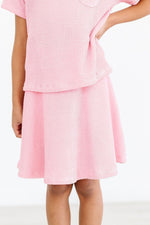 Bubblegum Pink Scrunchy Twirl Skort - Image 4