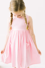 Bubblegum Pink Tank Pocket Twirl Dress - Image 4