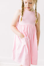 Bubblegum Pink Tank Pocket Twirl Dress - Image 5
