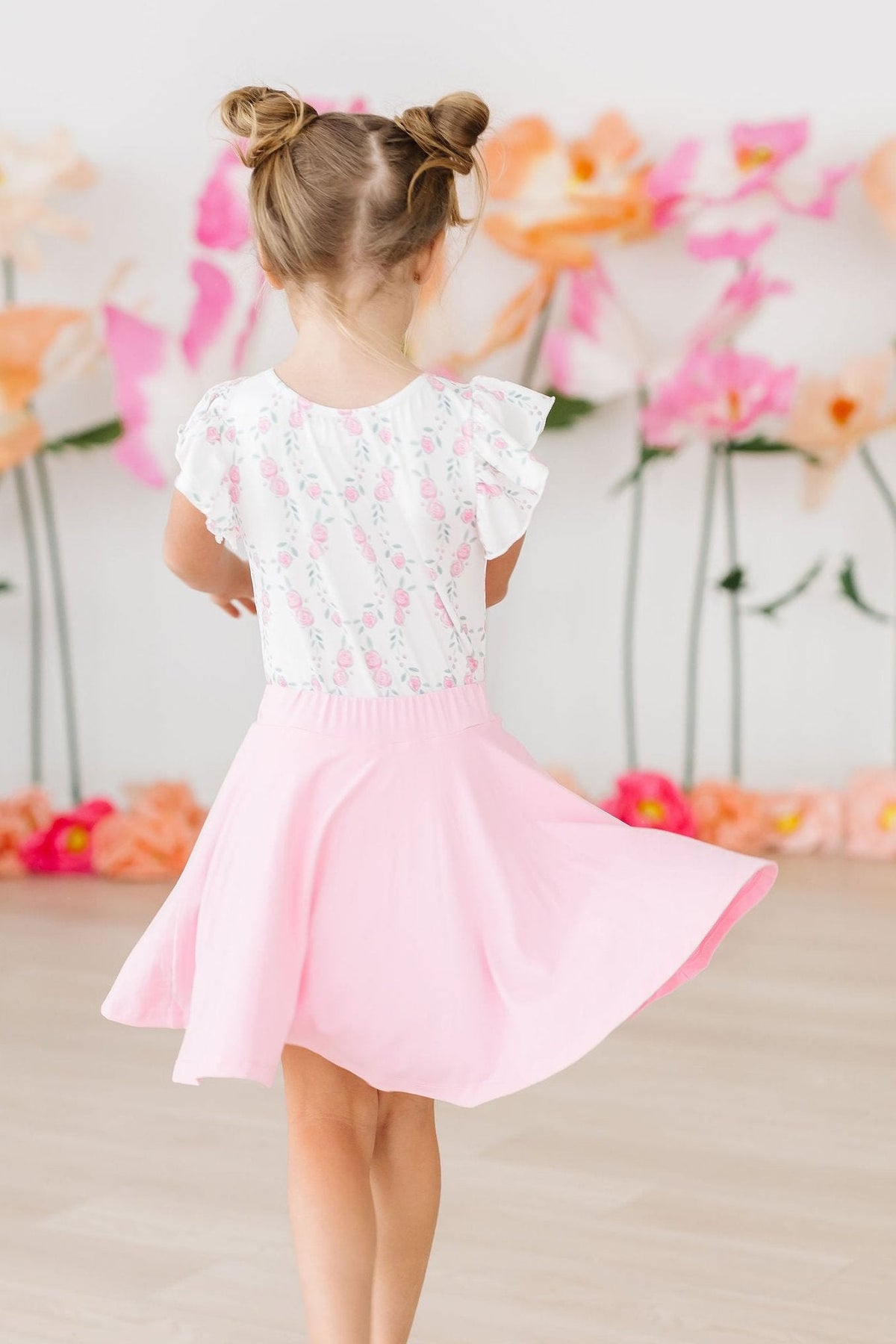 Bubblegum Pink Twirl Skort - Image 3