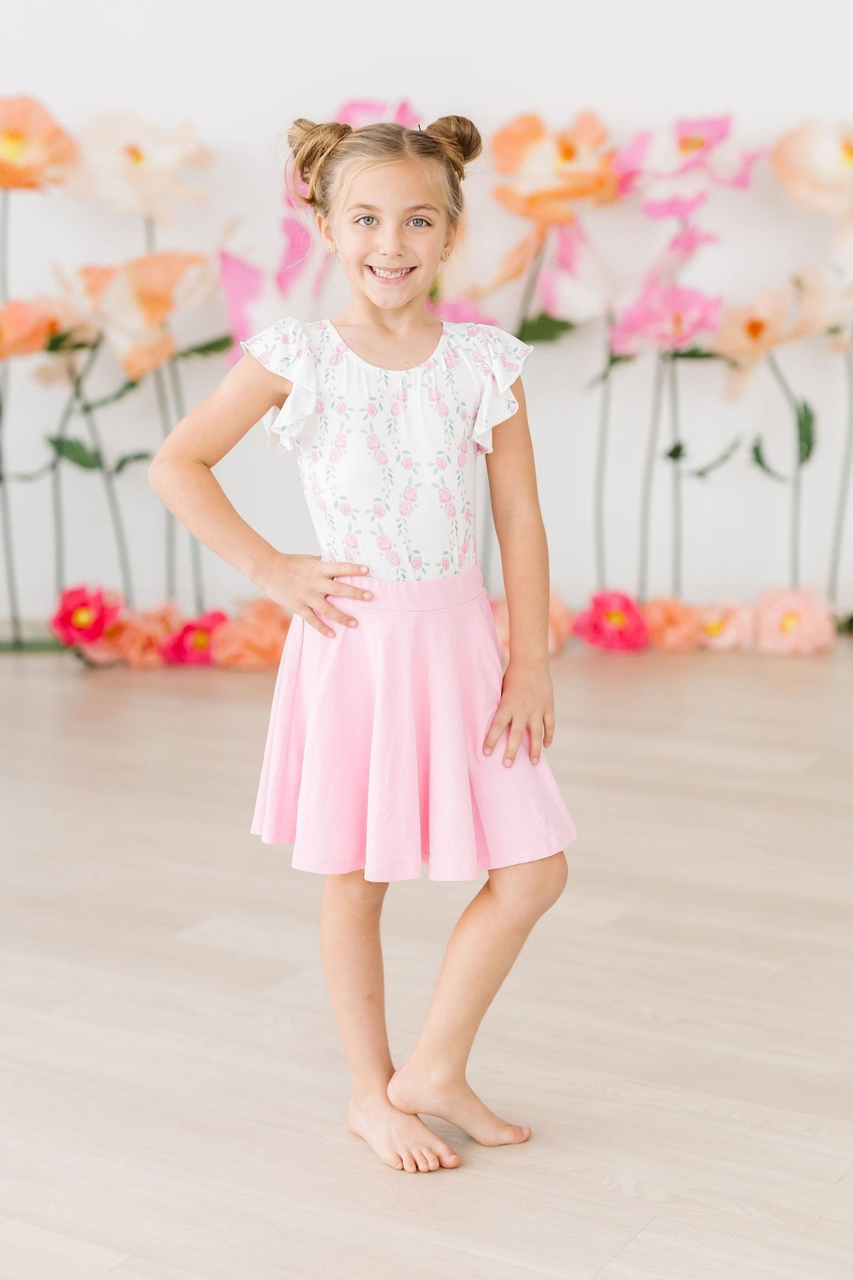 Bubblegum Pink Twirl Skort - Image 4