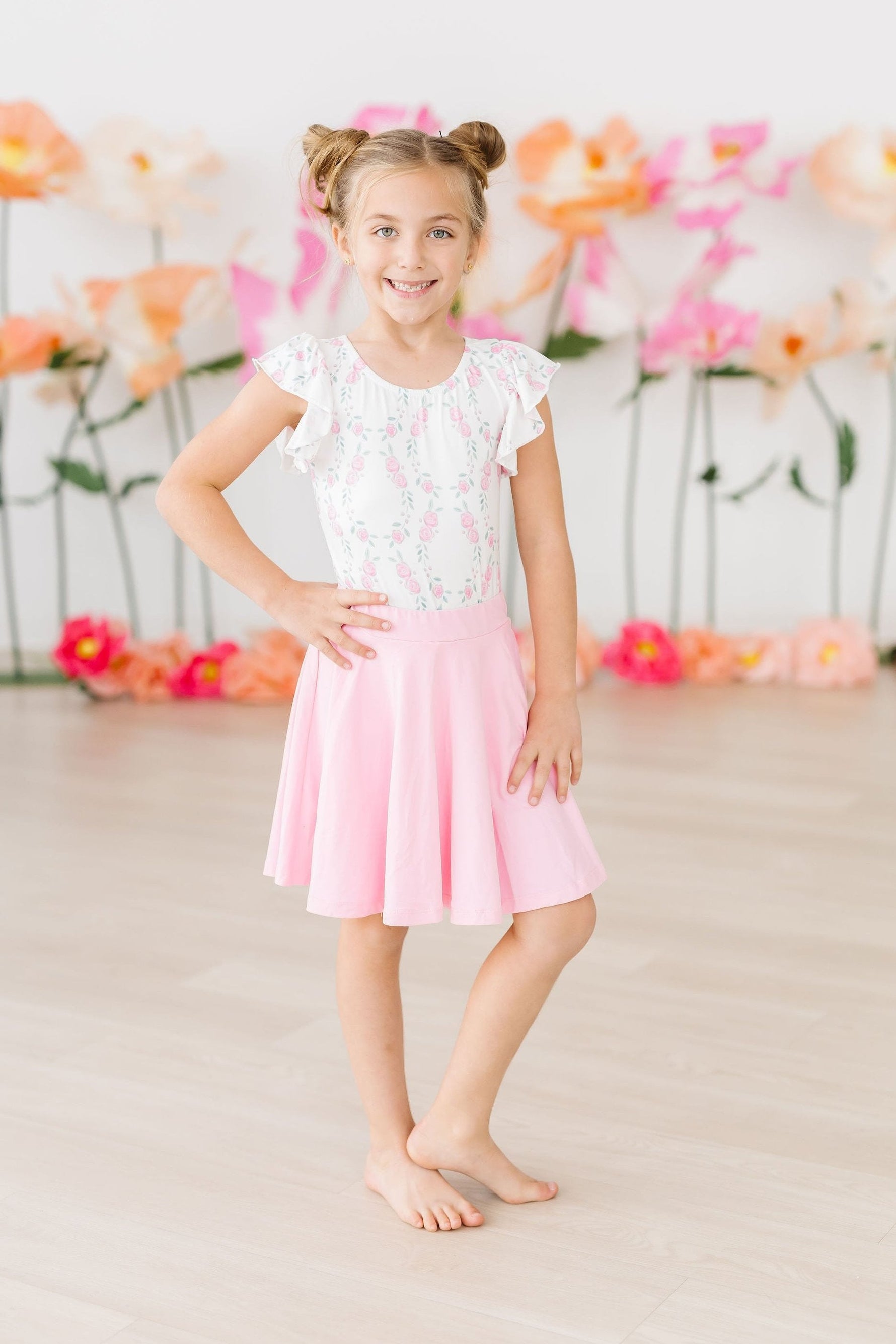 Bubblegum Pink Twirl Skort - Image 4