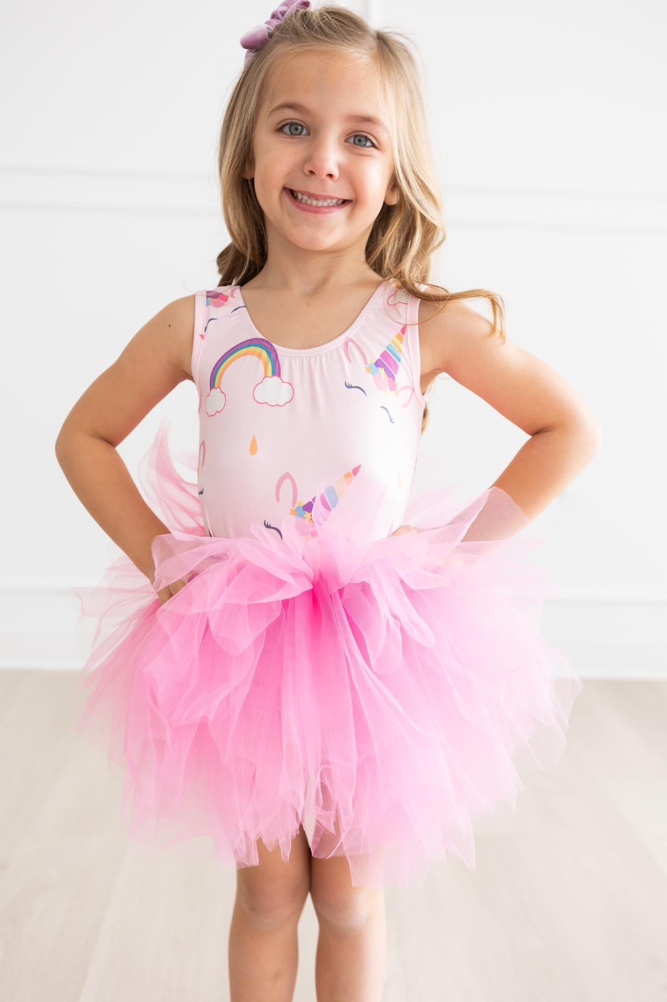 Bubblegum Unicorn Tank Tutu Leotard - Image 2