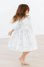 Bunny Dreams 3/4 Sleeve Pocket Twirl Dress - Image 7