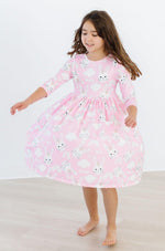 Bunny Love 3/4 Sleeve Pocket Twirl Dress - Image 4