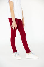 Burgundy Leggings - Image 5