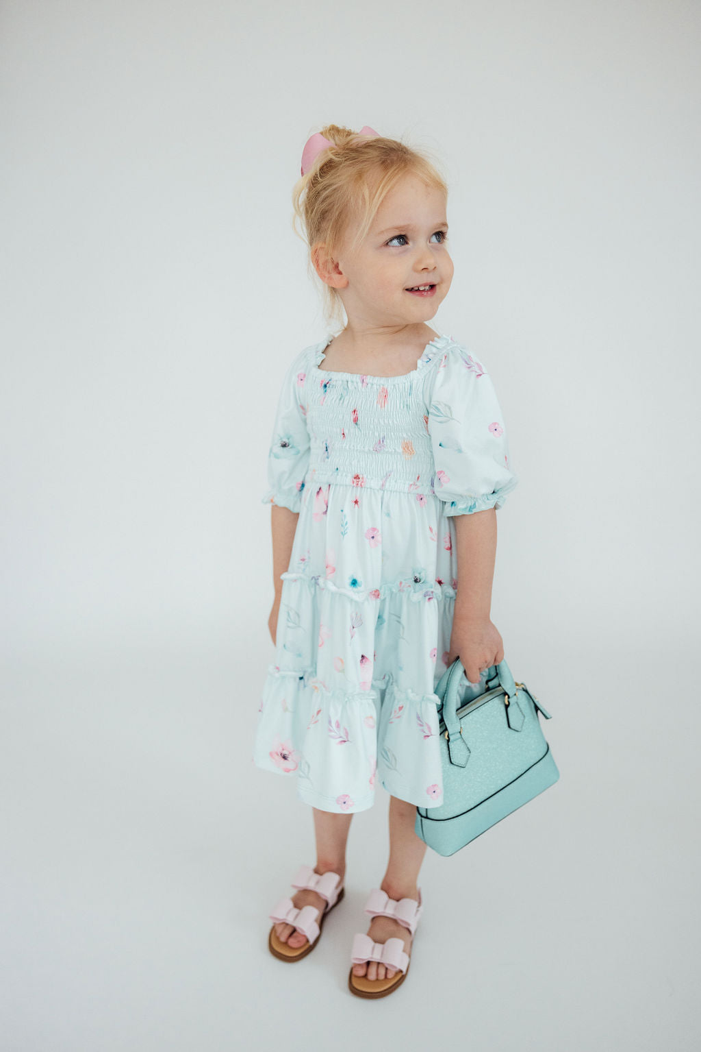Butterfly Ballet Smocked Ruffle Dress - Image 4