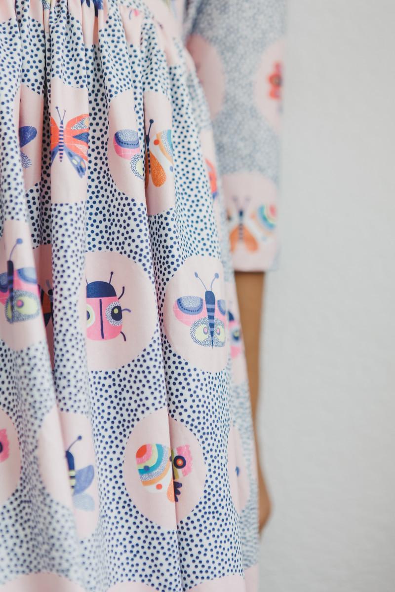Butterfly Effect 3/4 Sleeve Pocket Twirl Dress - Image 2