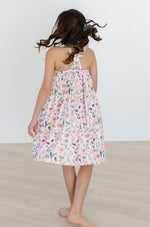 Butterfly Meadows Ruffle Cross Back Dress - Image 5