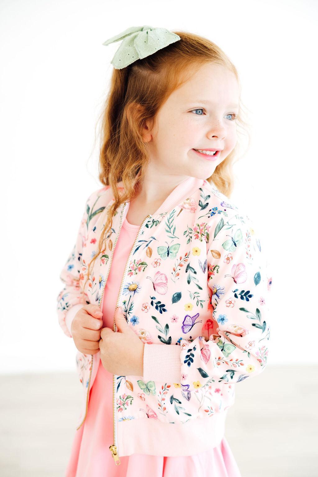 Butterfly Meadows Satin Jacket - Image 4